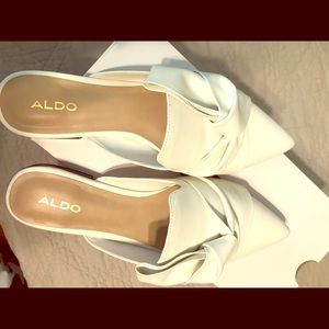 ALDO White Mules Shoes